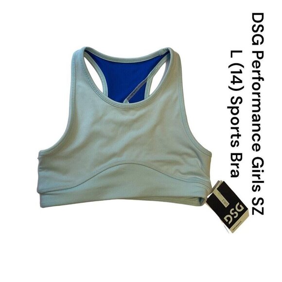 NWT Dick’s Sporting Goods DSG Girl’s SZ L (14) Sports Bra *1210GB​ - Picture 1 of 6